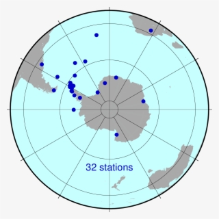 Geographical Site Distribution - Location Of Antarctica #4746589