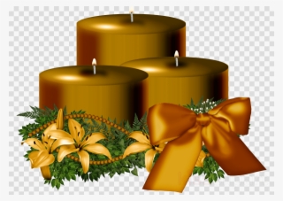 Christmas Candle Png Clipart Christmas Day Clip Art - Dibujos De Velas De Navidad A Color #4747483