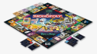 Rick And Morty Monopoly Board #4747997