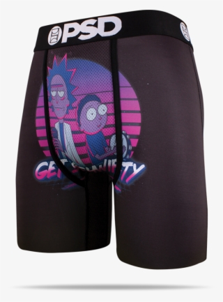 Official Rick & Morty Get Schwifty Print Men's Boxer - Undergarment #4748080