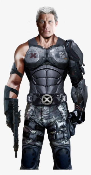 Marvel Cable Png Clip Black And White - Cable Marvel Live Action #4749752