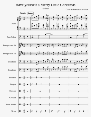 Have Yourself A Merry Little Christmas Salsa Sheet - Document #4753310