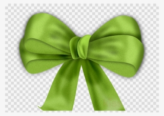 Ribbon Drawing Clip Art - Laço Desenho Verde Png #4754341