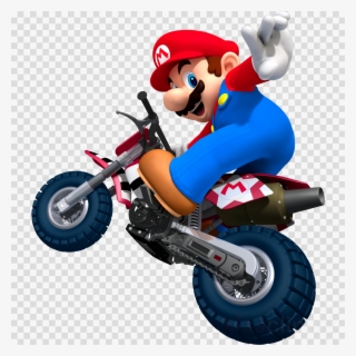 Mario Kart Wii Mario Png Clipart Mario Kart Wii Super - Mario Bros En Moto #4754516