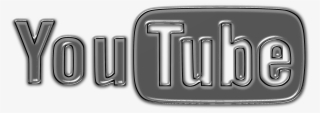 Grey White Logo Of Youtube - Youtube Logo Neon #4754562