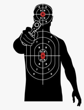 Target Png, Download Png Image With Transparent Background, - Black Gun Target #4755012