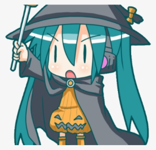 Hatsune Miku Clipart Halloween - Hatsune Miku Halloween Png #4755952