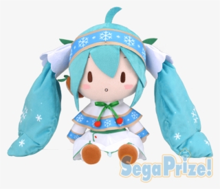 Hatsune Miku Snow Miku 2015 Plush - Sega #4756082