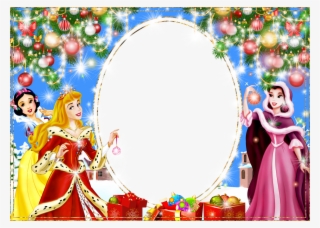 Disney Princess Picture Frame - Disney Princess Christmas Card #4756638