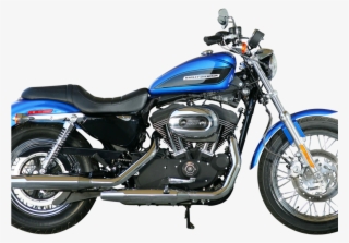 Blue Harley Davidson Motorcycle Bike Side View Png - 2001 Harley Davidson Motorcycle #4759431