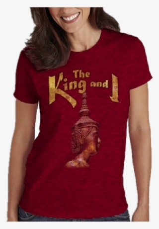 King And I Ladies Antique Cherry Tee- Customizable - Rodgers And Hammerstein's: The King #4760139