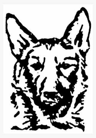 German Shepherd Dog Rubber Stamp - Police K 9 Decals #4760913