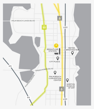 Book Now - Miami Brightline Station Map #4761846