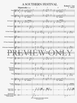 A Southern Festival Thumbnail - Sheet Music #4763407