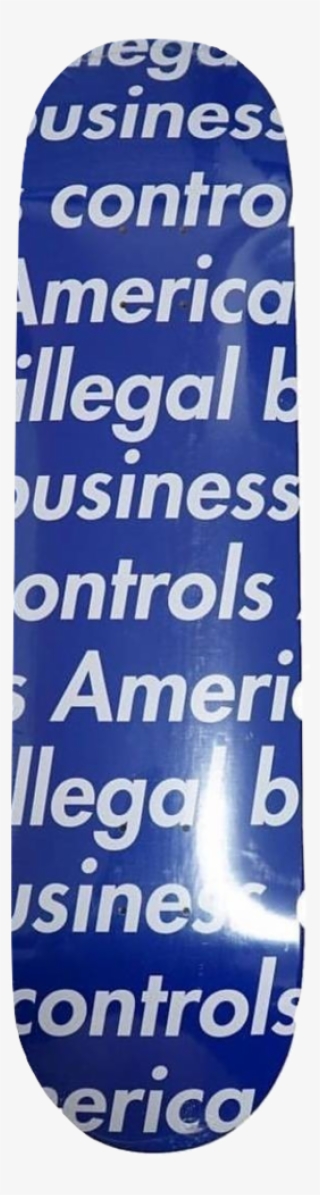 Supreme Illegal Business Skateboard Deck Red #4763780