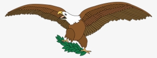 Spread Eagle Peace Bird Flying Png Image - Aguila De La Paz #4765494