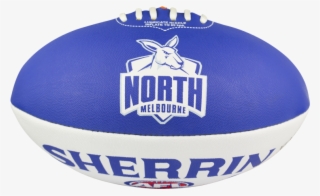 North Melbourne Kangaroos 2017 Logo Brand Ball - Sherrin North Melbourne Kangaroos Afl Ball #4766408
