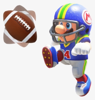 Football Mario 5 - Personalized Football Christmas Ornament (round) #4766545