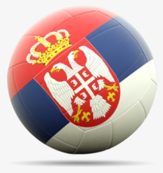 Download Flag Icon Of Serbia At Png Format - Serbia Soccer Ball Png #4766630