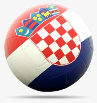 Download Volleyball Icon For Non-commercial Use - Croatian Flag #4766761
