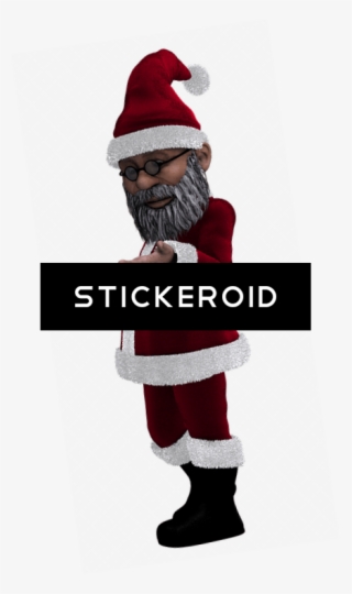 Santa Claus Skinny Version Palm Up - Hand #4767508