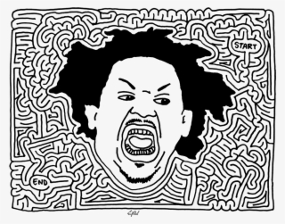 Mazes By Eric-eckert - Eric Andre Cartoon #4768955