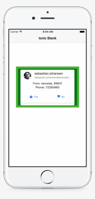 Ionic 2 Tinder Card - Tinder #4771506