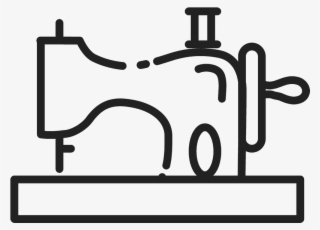 Iconic Sewing Machine Rubber Stamp - Sewing Machine #4771804