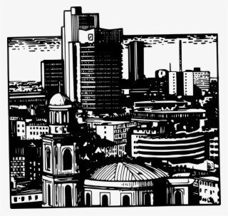 Computer Icons Skyline Silhouette Line Art - Skyline Frankfurt Clipart #4772065