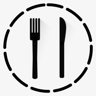 Cutlery Eat Fork Knife Icon Png Image - ไอคอน กิน Png #4772600