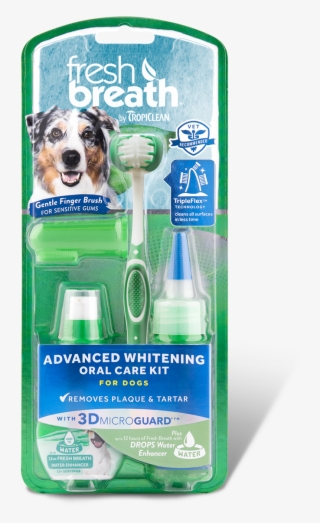 Fresh Breath By Tropiclean Advanced Whitening Oral - New Fresh Breath Advanced Whitening Oral Care Kit For #4774237