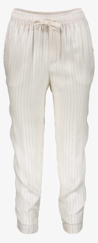 Pinstripe Crop Pant Chalk - Pocket #4775237