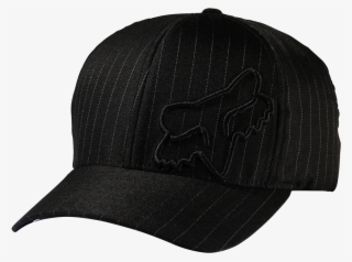 Fox Clothing Flex 45 Flexfit Hat, Black Pinstripe - Fox Flex 45 Flexfit Cap Black Men, Size Lxl, Hat #4775731