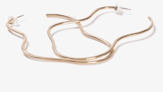 Ripple Hoop Earrings - Earrings #4776328