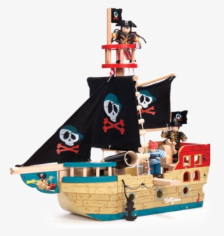 Pirate Ship Png Transparent Image Freeuse Library - Le Toy Van Jolly Pirate Ship #4776652