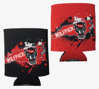 Nc State Wolfpack State Wolfhead Can Koozie - North Carolina State University #4777271