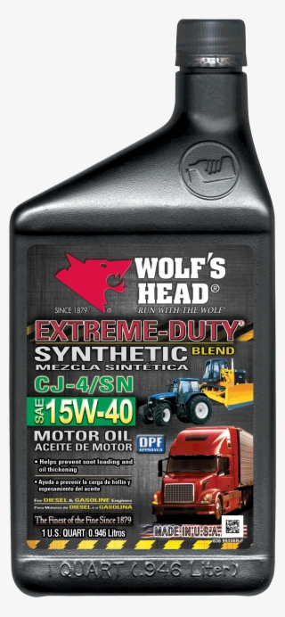 Wolf's Head Extreme Duty 15w40 - Wolf’s Head Extreme Duty Synthetic-blend 15w40 Motor #4777773