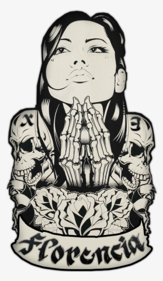 Mexican Gang Tattoos Png - Iron Fist Santa Muerte #4779428