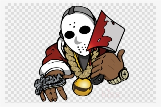 Ghostface Emoji Clipart Emoji Glo Gang Emoticon - Wrigley Field #4779762