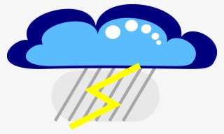 Cloud Clipart - البرق و الرعد كرتون #4779943