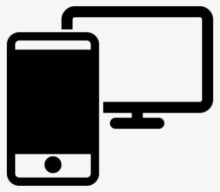 Mobile Phone And Computer Screen Comments - Tv And Mobile Icon #4781899