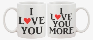 I Love You Couple Matching Coffee Mug - Love You Mugs #4783027