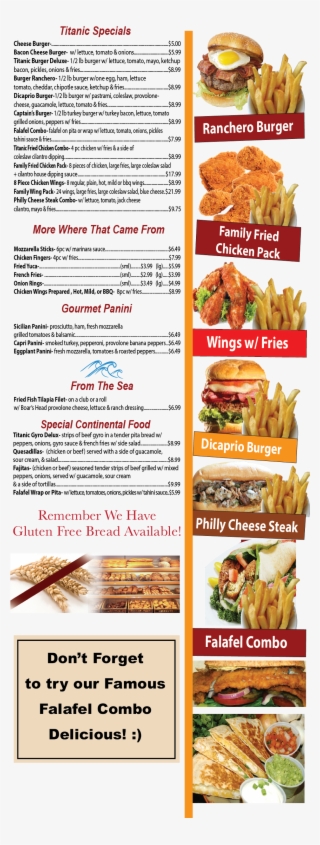 Titanic Specials - Fast Food #4783784