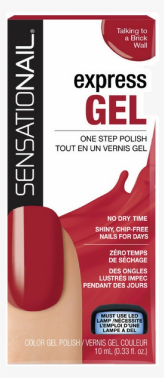 Express Gel Nail Polish Talking To A Brick - Sensationail I M So Bordeaux #4784372
