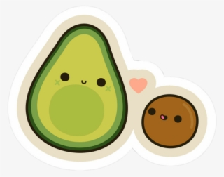 Avocado Clipart Cute Tumblr - Cute Avocados #4785573