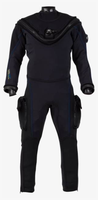 Closeout Fusion Bullet Drysuit Blue Trim - Aqua Lung Fusion Bullet Drysuit W Pockets #4785726