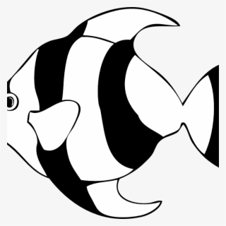 8 Images Of Fish Clipart Black And White Pineapple - Angel Fish Clipart Black And White #4786361
