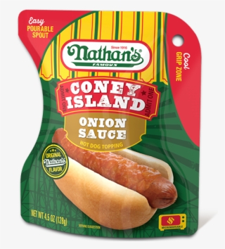 Onion Sauce - Nathan's Hot Dogs #4786811