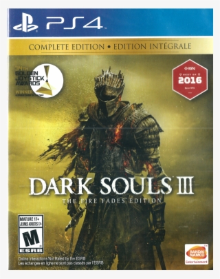 Dark Souls 3 The Fire Fades Edition Ps4 Cover #4787032