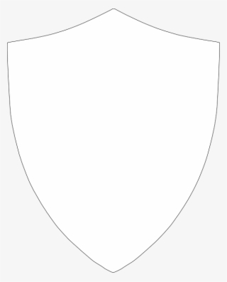 Shield Armor Coat Medieval Outline - White Love Heart Png #4787296